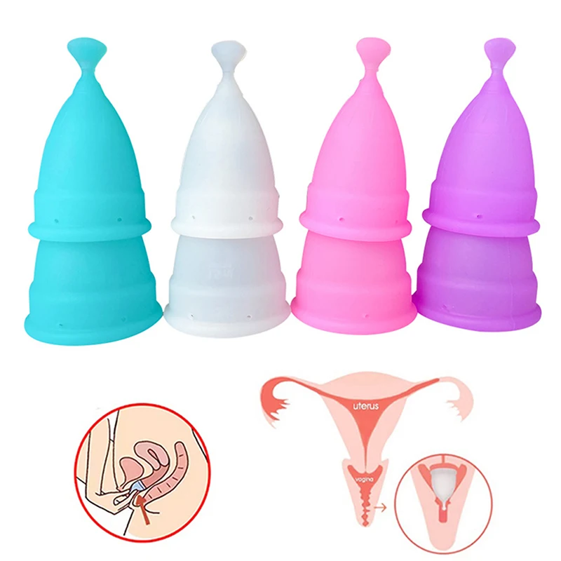 

1PC Women Cup Medical Grade Silicone Menstrual Cup Feminine Hygiene menstrual Lady Cup Health Care Period Cup