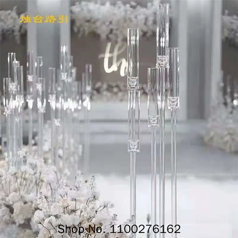 118cm High Clear Candle Holder Wedding Center Acrylic 5/8 Head Candle Holder For Party And Marriage Decoration
118cm High Clear Candle Holder Wedding Center Acrylic 5/8 Head Candle Holder For Party And Marriage Decoration