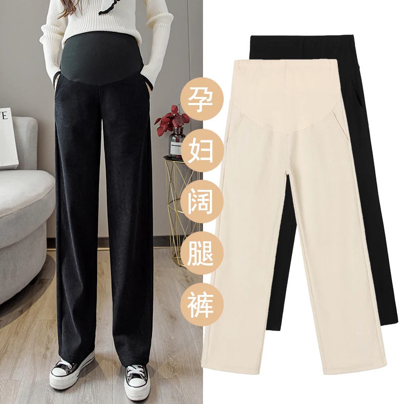 6085# Autumn Corduroy Maternity Pants Wide Leg Loose Elastic Waist belly Pants Clothes for Pregnant Women Casual Pregnancy
6085# Autumn Corduroy Maternity Pants Wide Leg Loose Elastic Waist belly Pants Clothes for Pregnant Women Casual Pregnancy