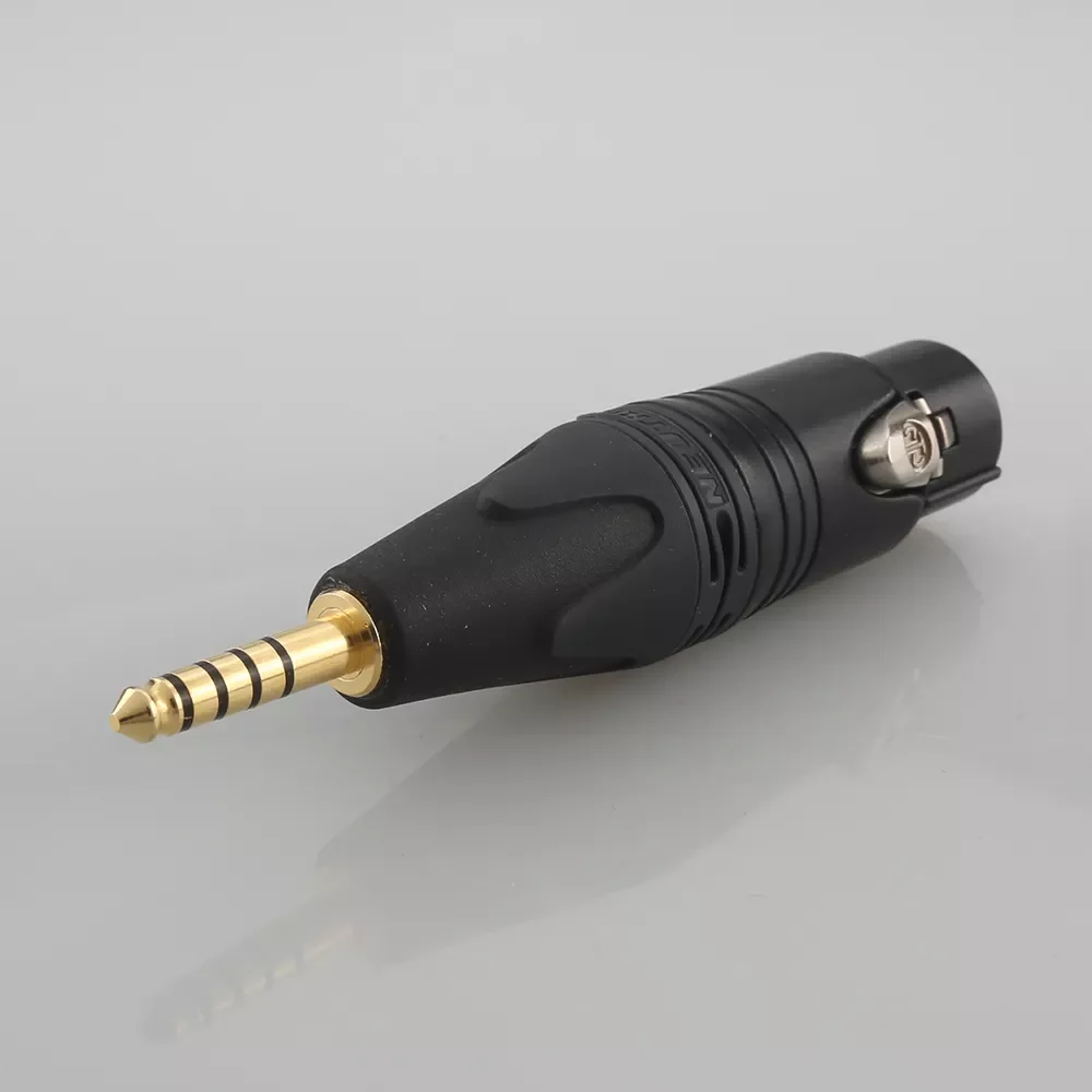 NEW High Quality NEUTRIK 4 Pin XLR Female to 4.4mm Balanced Male Gold-Plated Adapter Male female Plug
NEW High Quality NEUTRIK 4 Pin XLR Female to 4.4mm Balanced Male Gold-Plated Adapter Male female Plug