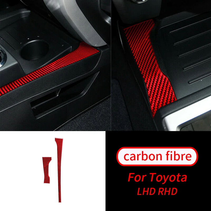 For Toyota Tundra 2014-2018 2Pcs Real Carbon Fiber Gear Shift Side Panel Stripe Sticker Trim Car Interior Accessories
For Toyota Tundra 2014-2018 2Pcs Real Carbon Fiber Gear Shift Side Panel Stripe Sticker Trim Car Interior Accessories