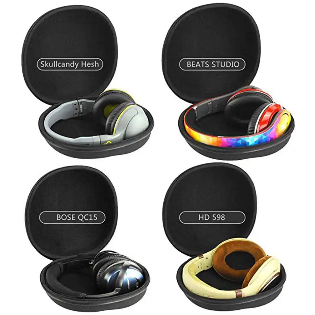 Large Headset Headphone Carrying Case Earpads Storage Bag Headphone Pouch Portable Anti-pressure Earpads Storage Bag
Large Headset Headphone Carrying Case Earpads Storage Bag Headphone Pouch Portable Anti-pressure Earpads Storage Bag