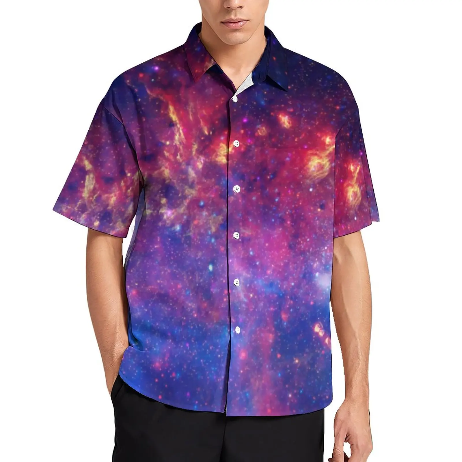 Galaxy Sky Print Casual Shirts Colorful Milky Way Beach Shirt Hawaiian Stylish Blouses Man Print Plus Size
Galaxy Sky Print Casual Shirts Colorful Milky Way Beach Shirt Hawaiian Stylish Blouses Man Print Plus Size