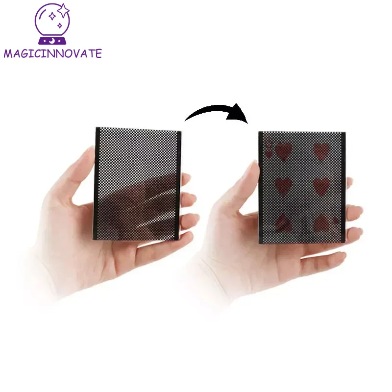 

WOW 1.0 Magie Tricks Magic Black Card Disappears Illusion Toy Stage Stunt Props Plastic Close-up Poker