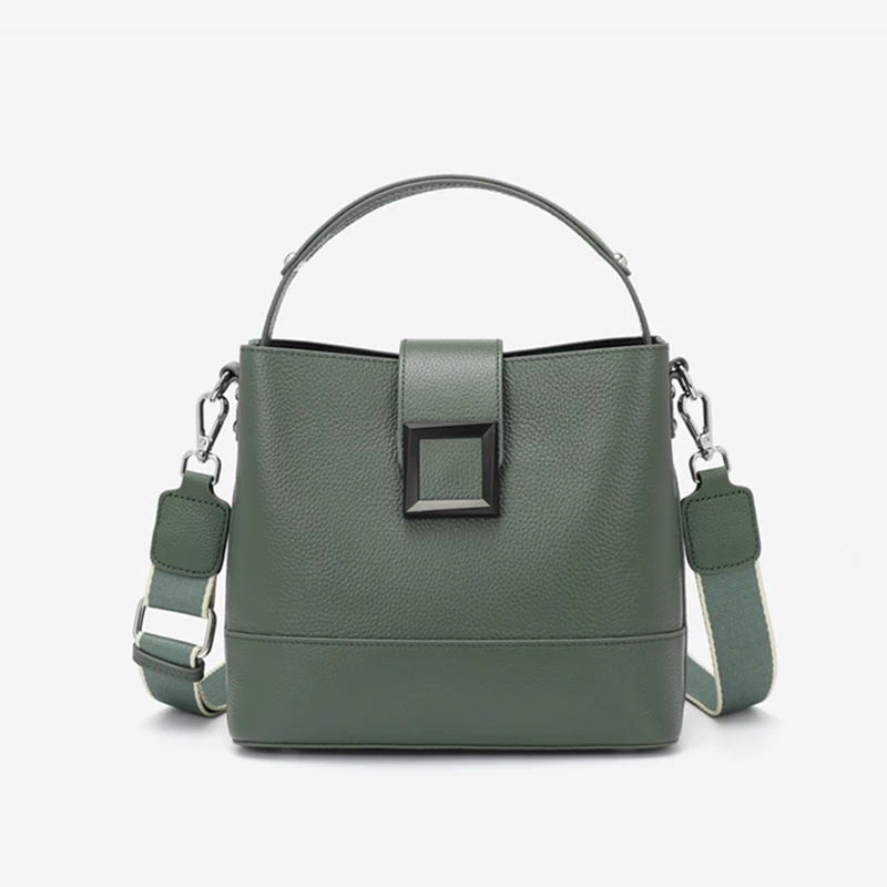 Women's Bucket Tote Bag With Zipper Compartment Female Cow Genuine Leather Handbags Shoulder Purses With 2 Straps Crossbody Bags
Women's Bucket Tote Bag With Zipper Compartment Female Cow Genuine Leather Handbags Shoulder Purses With 2 Straps Crossbody Bags