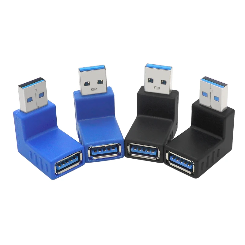 90 Degree USB 3.0 A Male To Female AM/AF Left And Right Angled Adapter Connector Adapter Plug For Laptop/PC Computer
90 Degree USB 3.0 A Male To Female AM/AF Left And Right Angled Adapter Connector Adapter Plug For Laptop/PC Computer