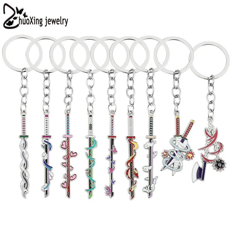 Kimetsu No Yaiba Cosplay Sword Keychain Charms of Anime Cartoon Keyrings Bag Charms Kids Jewelry Demon Slayer Gadgets for Men
Kimetsu No Yaiba Cosplay Sword Keychain Charms of Anime Cartoon Keyrings Bag Charms Kids Jewelry Demon Slayer Gadgets for Men