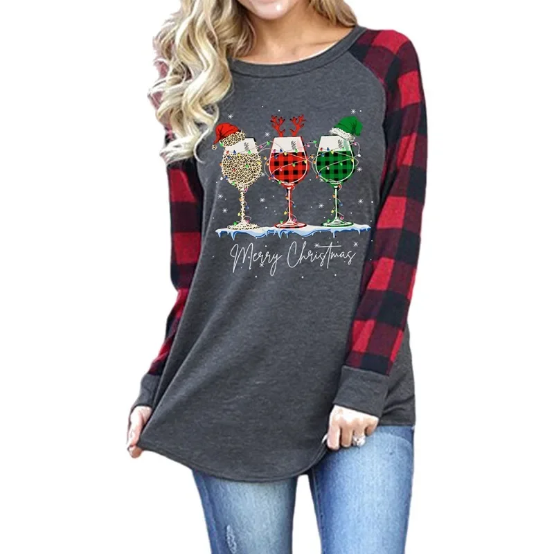 Christmas Tshirt Women's Autumn Kawaii Clothing Ladies Graphic T Shirts Long Sleeve Tops for Women Oversize T-shirts Navidad
Christmas Tshirt Women's Autumn Kawaii Clothing Ladies Graphic T Shirts Long Sleeve Tops for Women Oversize T-shirts Navidad
