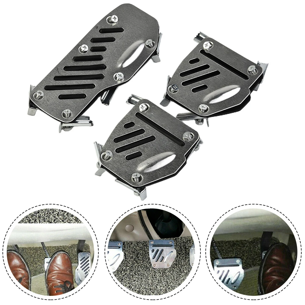 Car Set Kit Foot Pedals Universal Silver Black Silver+Black 3pcs Accelerator Pad Brake Manual Transmission Cover Non-slip
Car Set Kit Foot Pedals Universal Silver Black Silver+Black 3pcs Accelerator Pad Brake Manual Transmission Cover Non-slip