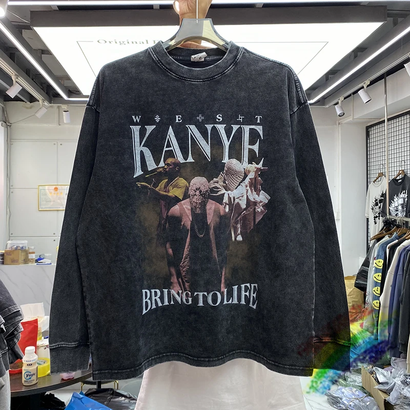 Футболка Kanye Мужская/Женская с длинным рукавом, винтажная тенниска оверсайз с принтом жемчуга в масках
Футболка Kanye Мужская/Женская с длинным рукавом, винтажная тенниска оверсайз с принтом жемчуга в масках
