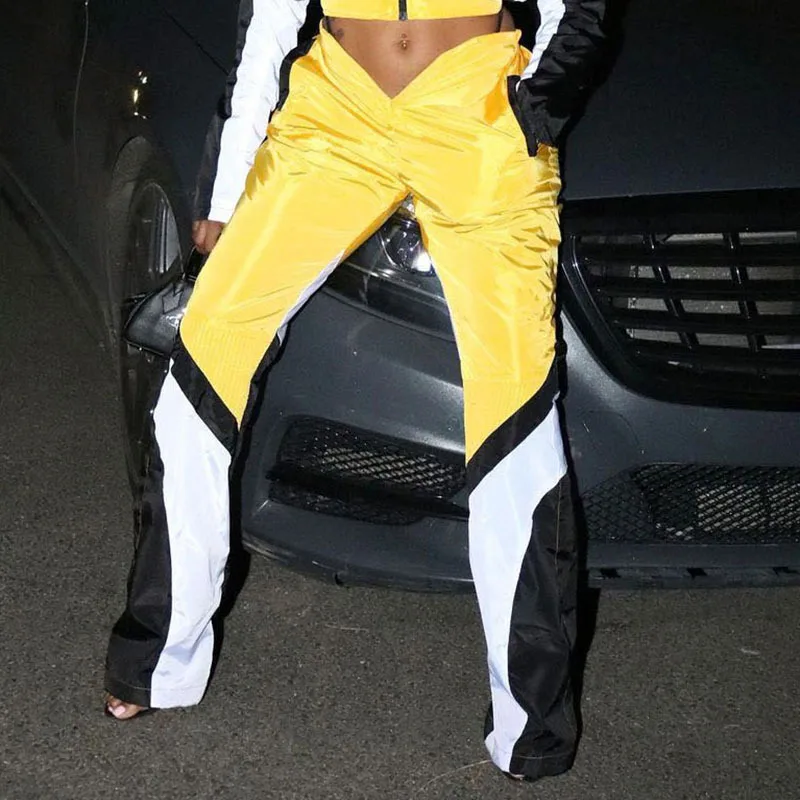 Patchwork Fashion Loose Pants Streetwear High Waist Women Trouser Contrast Color Cargo Casual Sporty Hippie Clothing New
Patchwork Fashion Loose Pants Streetwear High Waist Women Trouser Contrast Color Cargo Casual Sporty Hippie Clothing New