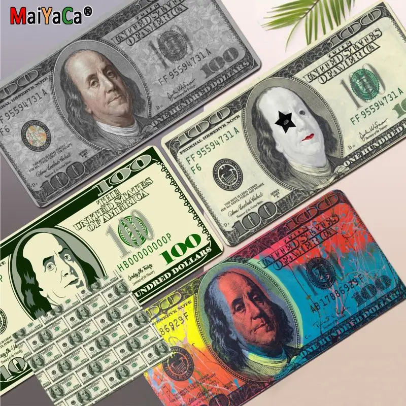 Money Dollars Bill Cash Ben Franklin Cool Fashion gamer play mats Mousepad for big CSGO Game Player Desktop PC Computer Laptop
Money Dollars Bill Cash Ben Franklin Cool Fashion gamer play mats Mousepad for big CSGO Game Player Desktop PC Computer Laptop