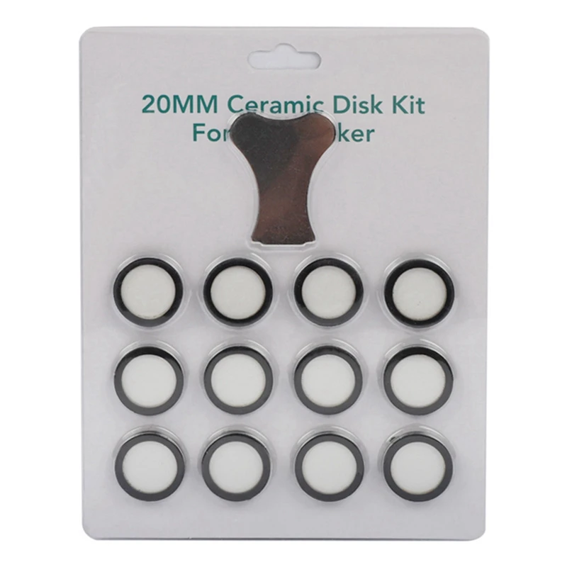 12Pack Ultrasonic Mist Maker Fogger Ceramics Discs For Humidifier Parts Transducer Discs With Cap Tool
12Pack Ultrasonic Mist Maker Fogger Ceramics Discs For Humidifier Parts Transducer Discs With Cap Tool