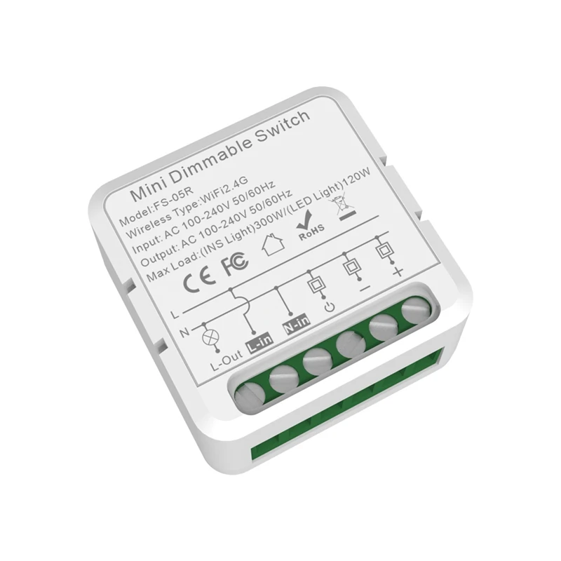 1 PCS Tuya Wifi Smart Dimmers Switch Module LED Lights Dimmable Switch Supports 2 Way Control Work With For Alexa Google Home
1 PCS Tuya Wifi Smart Dimmers Switch Module LED Lights Dimmable Switch Supports 2 Way Control Work With For Alexa Google Home