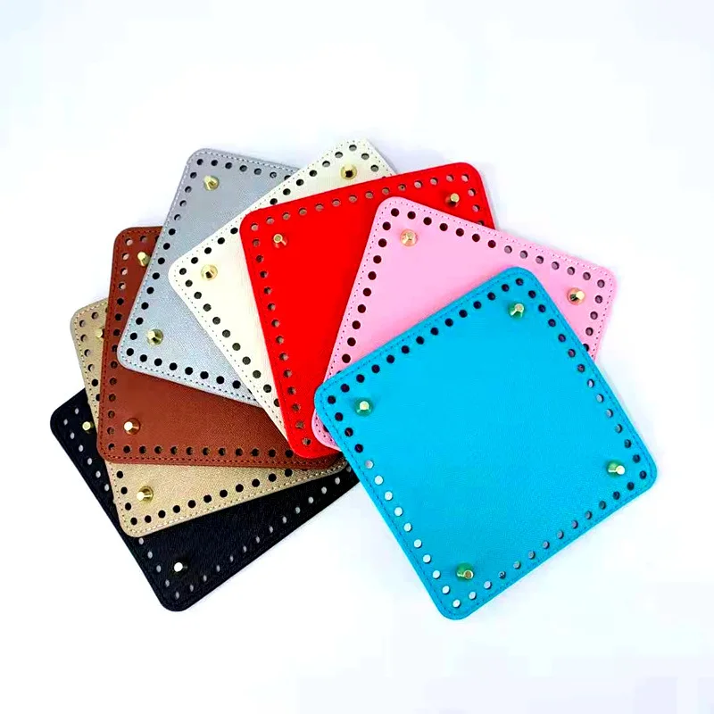 PU Leather Handbag Bottom Nail Accessories New DIY Woven Bag 15cm Square Bottom Accessories Accesorios Para Fondo De Bolsa
PU Leather Handbag Bottom Nail Accessories New DIY Woven Bag 15cm Square Bottom Accessories Accesorios Para Fondo De Bolsa