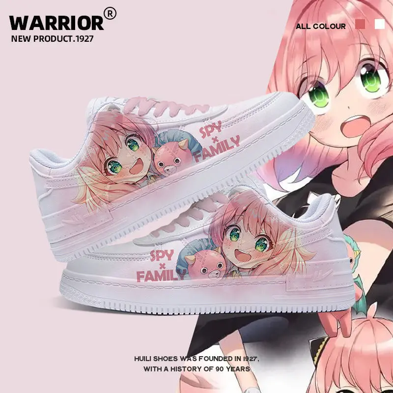 Spy Play House Anya Surrounding Shoes Small White Shoes All-Match Sneakers Anime Graffiti Casual Shoes Girls Skateboard Shoes
Spy Play House Anya Surrounding Shoes Small White Shoes All-Match Sneakers Anime Graffiti Casual Shoes Girls Skateboard Shoes