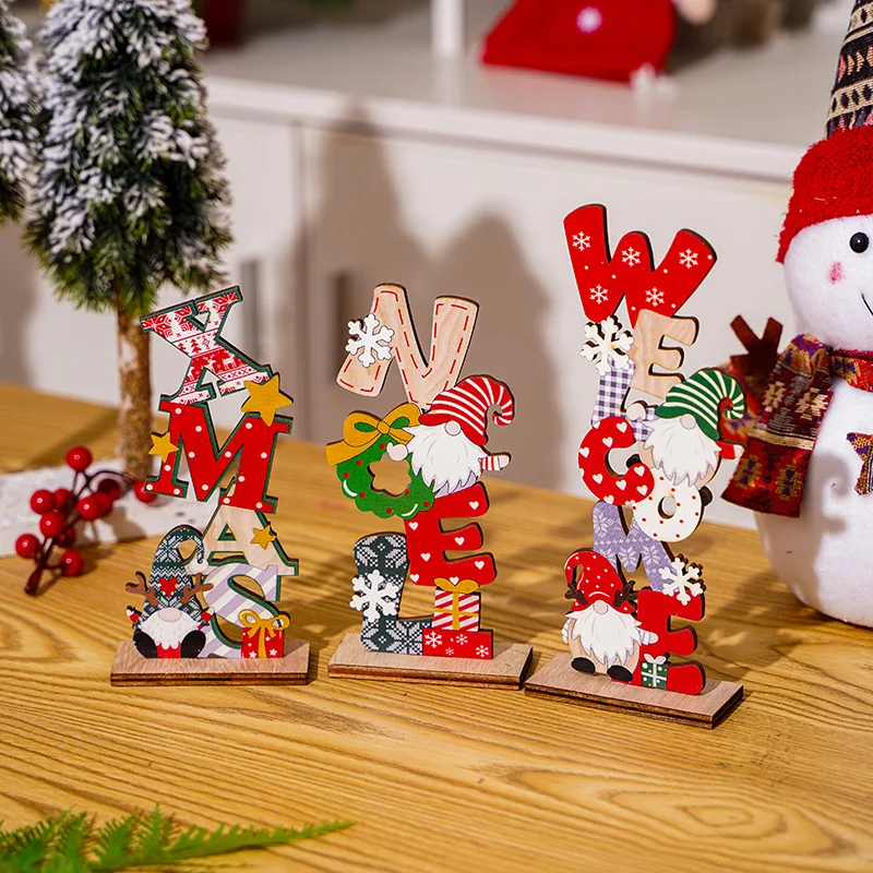 New Christmas desktop decoration ornaments Cartoon printing XMAS letter vertical ornaments Daily creative products
New Christmas desktop decoration ornaments Cartoon printing XMAS letter vertical ornaments Daily creative products