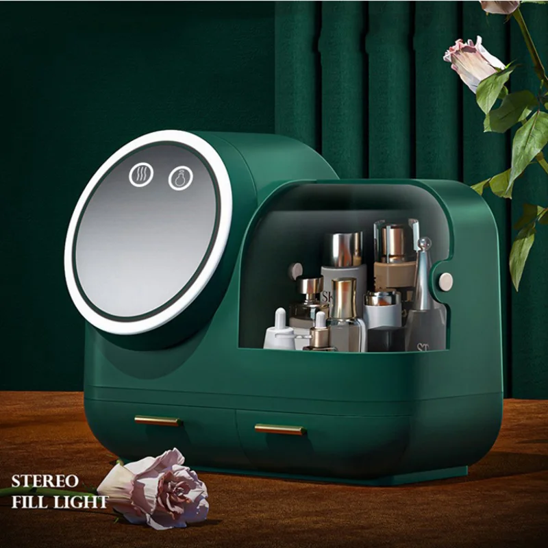 JENDEHO Cosmetic Storage Box with Mirror, Waterproof and Dustproof, Skincare Storage Box, Suitable for Dressing Tables
JENDEHO Cosmetic Storage Box with Mirror, Waterproof and Dustproof, Skincare Storage Box, Suitable for Dressing Tables