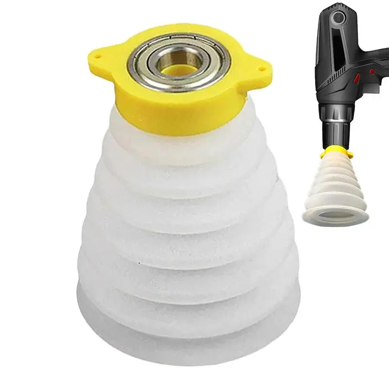 Drill Dust Collector Double Layer High Elastic Dust Bowl Silicone Odorless Drilling Cover Safe For Installers Construction Sites
Drill Dust Collector Double Layer High Elastic Dust Bowl Silicone Odorless Drilling Cover Safe For Installers Construction Sites