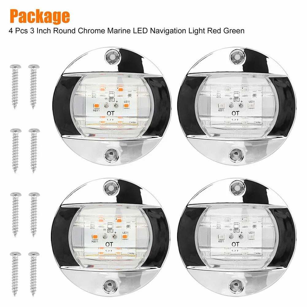 4Pcs Boat Ligh DC 12V Marine Boat Transom LED Stern Light Turn Signal Lighting Tail Lamp Yacht Pontoon Bright Lights Accessory
4Pcs Boat Ligh DC 12V Marine Boat Transom LED Stern Light Turn Signal Lighting Tail Lamp Yacht Pontoon Bright Lights Accessory