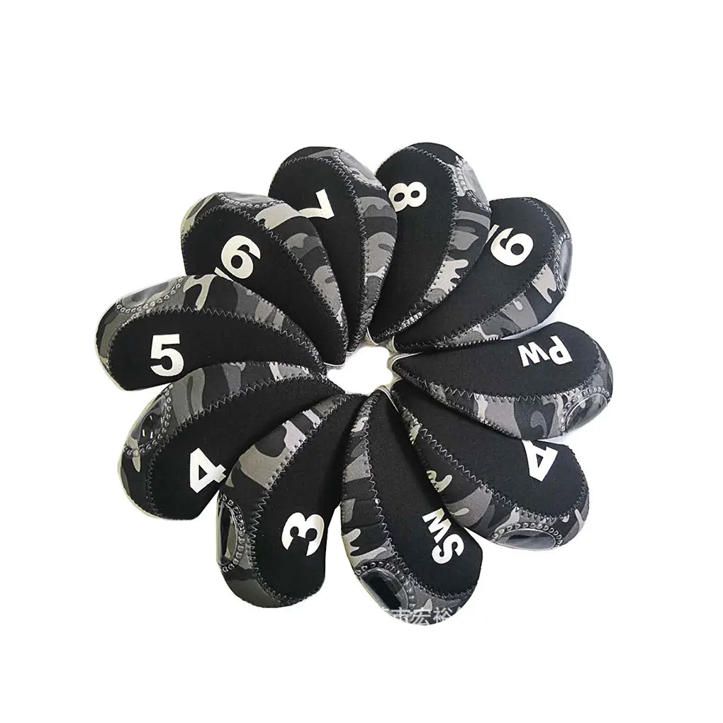 10 Pieces Golf Head Covers Protective Digital Visibility Camouflage Golfing Sporting Accessories Protector with Number
10 Pieces Golf Head Covers Protective Digital Visibility Camouflage Golfing Sporting Accessories Protector with Number