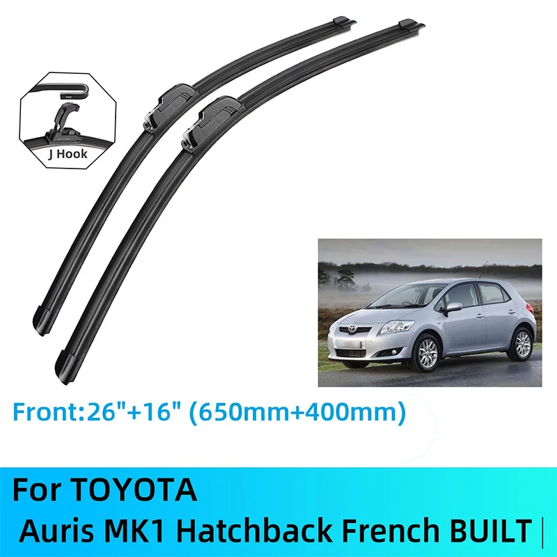 For TOYOTA Auris MK1 Hatchback French BUILT Front Rear Wiper Blades Brushes Cutter Accessories J U Hook 2006-2012 2011 2012
For TOYOTA Auris MK1 Hatchback French BUILT Front Rear Wiper Blades Brushes Cutter Accessories J U Hook 2006-2012 2011 2012