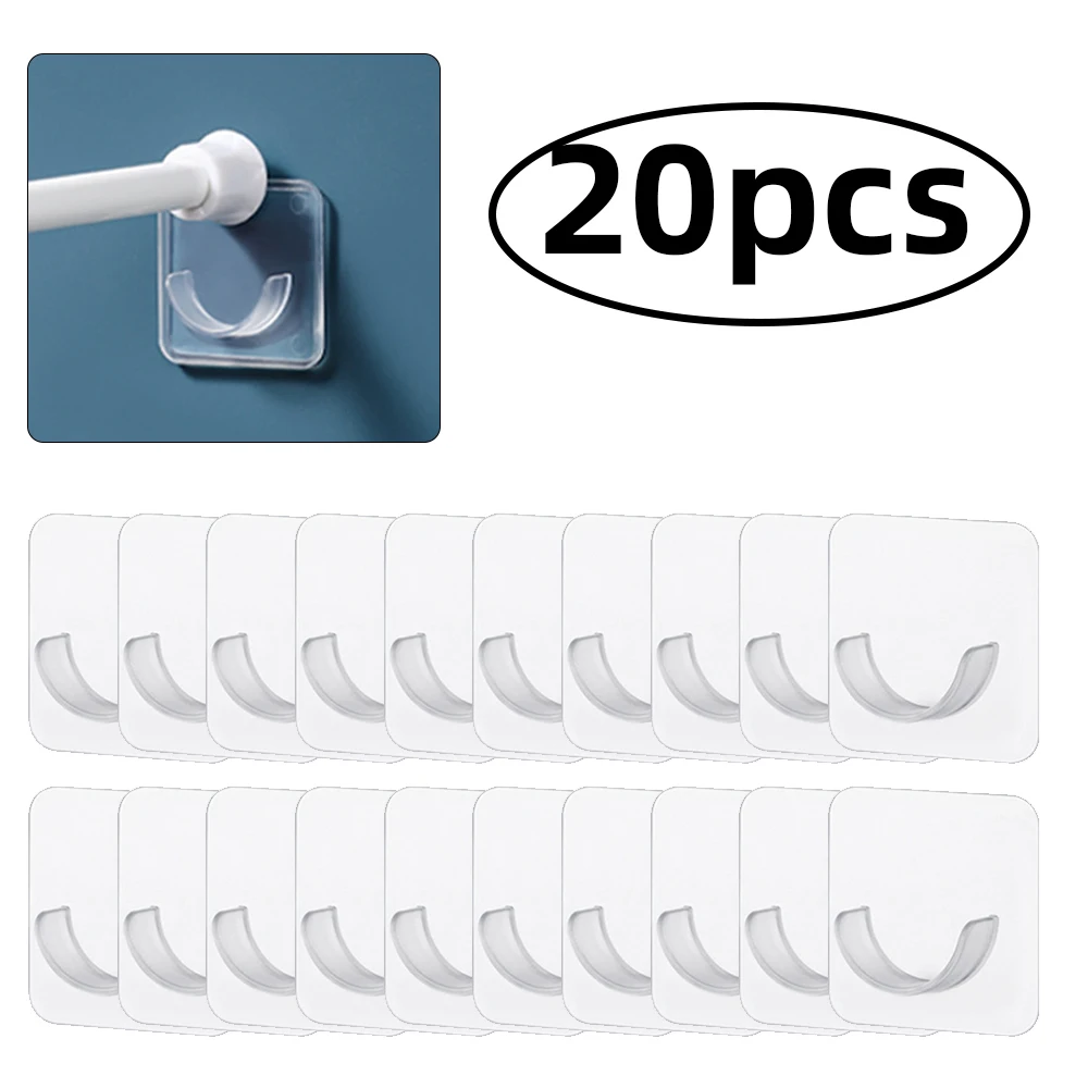 Регулируемые самоклеящиеся крючки для штор из полипропилена 
Регулируемые самоклеящиеся крючки для штор из полипропилена