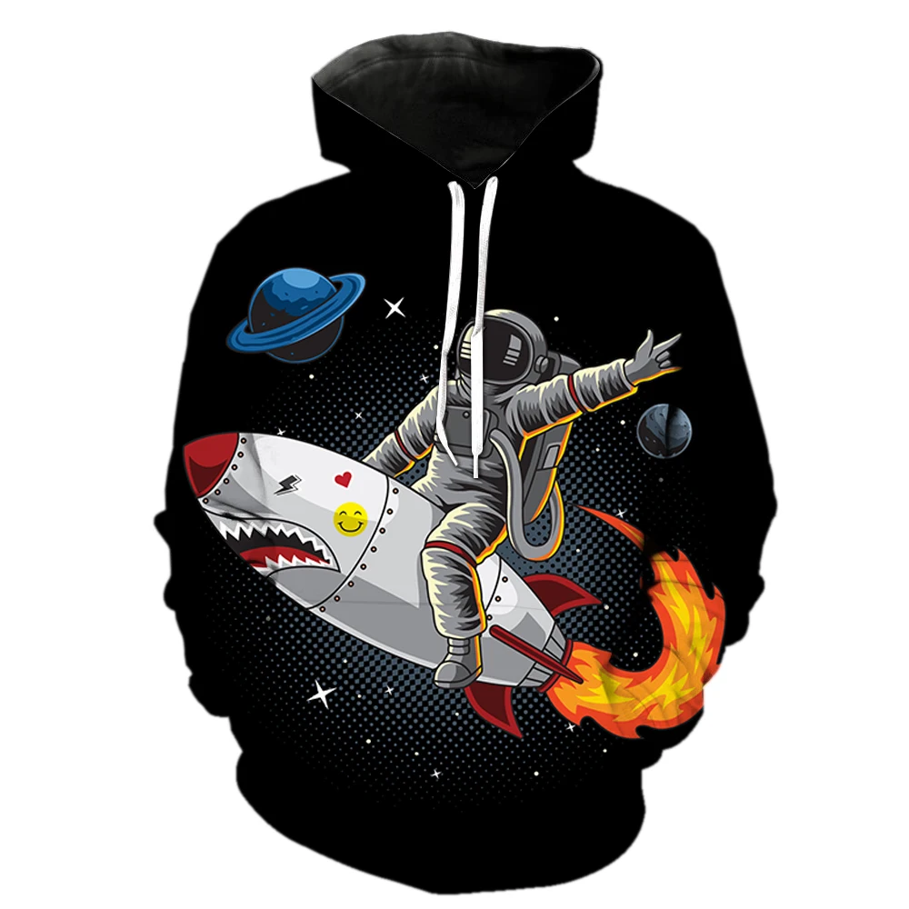 Cartoon Astronaut Men's Hoodies Sweatshirts 2022 Hot Sale Fashion 3D Print Cool Spring With Hood Jackets Long Sleeve Pullover
Cartoon Astronaut Men's Hoodies Sweatshirts 2022 Hot Sale Fashion 3D Print Cool Spring With Hood Jackets Long Sleeve Pullover