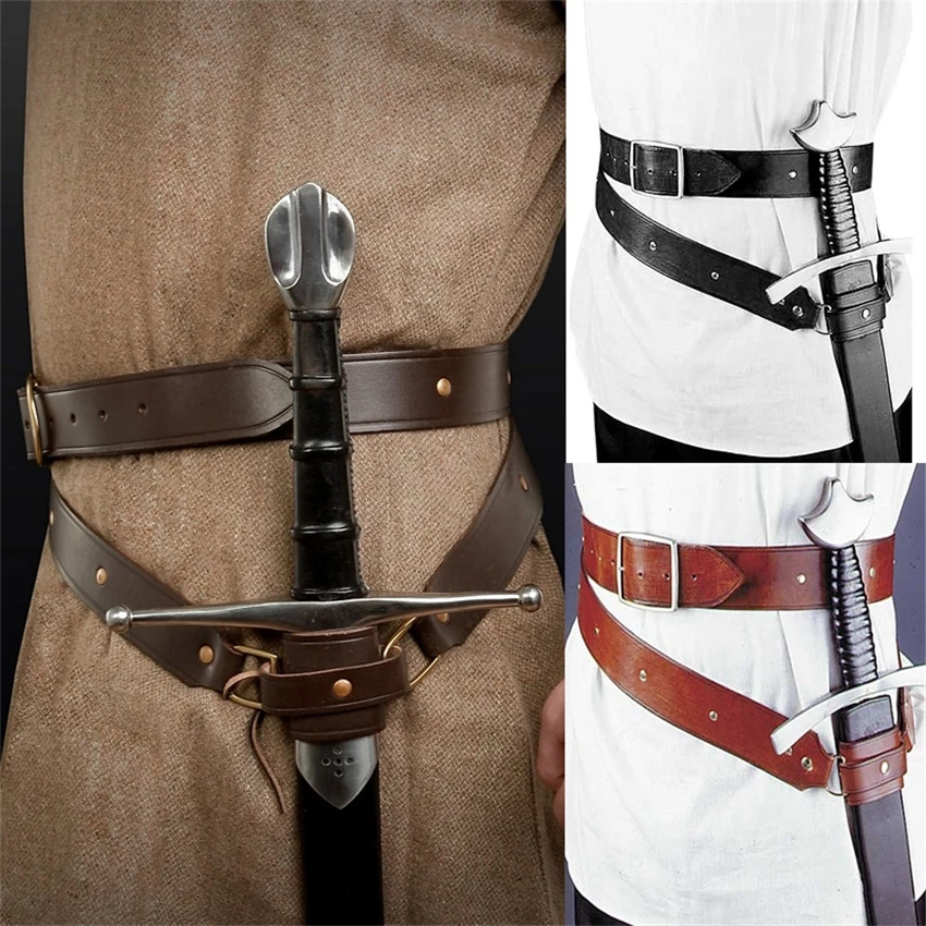 Medieval Accessories Costume SteampunkMen Adjustable Buckle Strap Sword Holder Belt Viking Pirate Knight Cosplay
Medieval Accessories Costume SteampunkMen Adjustable Buckle Strap Sword Holder Belt Viking Pirate Knight Cosplay