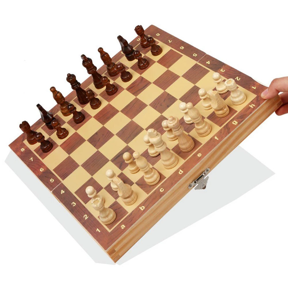 Outdoor Chess Set Foldable and Magnetic for Secure Travel Built from Sturdy Wood with Felted Interior to Prevent Scratches
Outdoor Chess Set Foldable and Magnetic for Secure Travel Built from Sturdy Wood with Felted Interior to Prevent Scratches