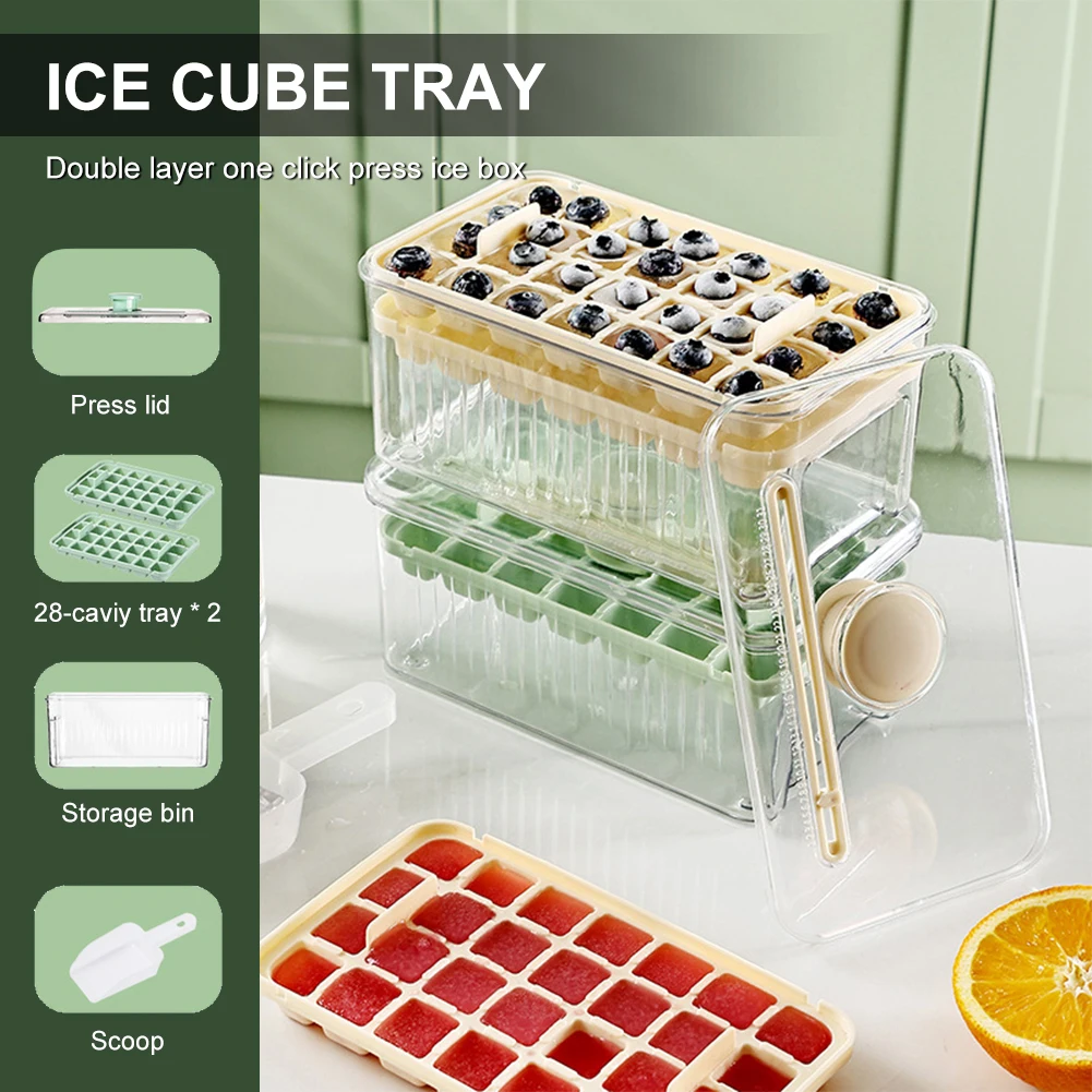 Square Ice Cube Tray With Storage Box Quick Demould Ice Cube Models Press Type Ice Cube Maker Cool Drinks Maker Kitchen Gadgets
Square Ice Cube Tray With Storage Box Quick Demould Ice Cube Models Press Type Ice Cube Maker Cool Drinks Maker Kitchen Gadgets