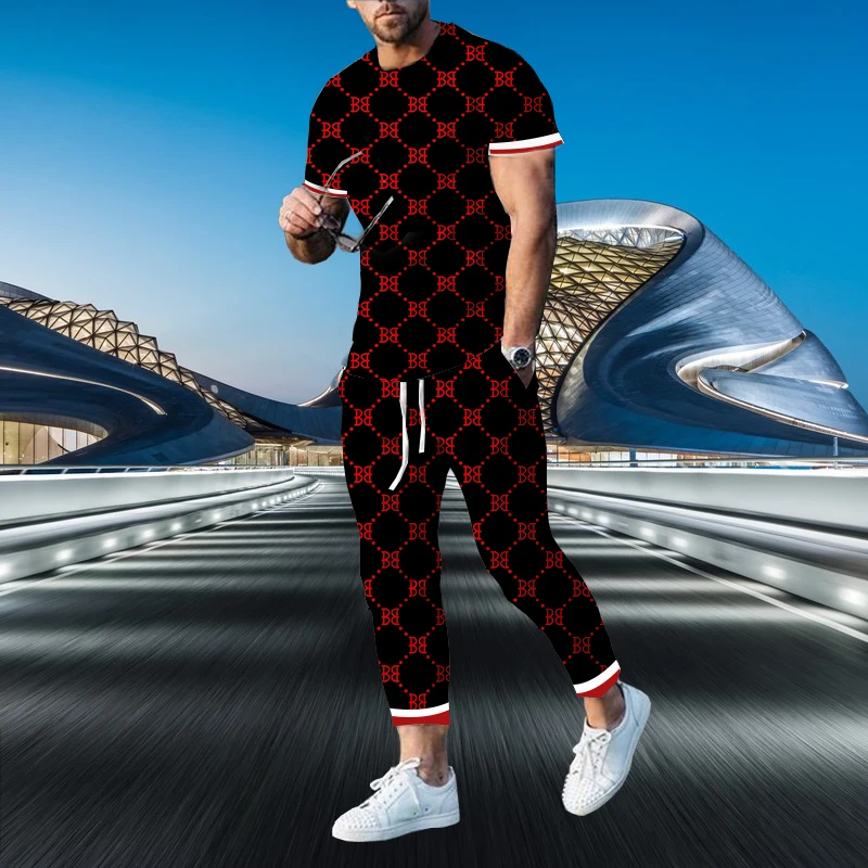 2023 Summer Oversized Men's Short-Sleeved tshirts Shorts Suit Sport Tracksuit 2 piece Set outfit Sets Casual Breathable Sets
2023 Summer Oversized Men's Short-Sleeved tshirts Shorts Suit Sport Tracksuit 2 piece Set outfit Sets Casual Breathable Sets