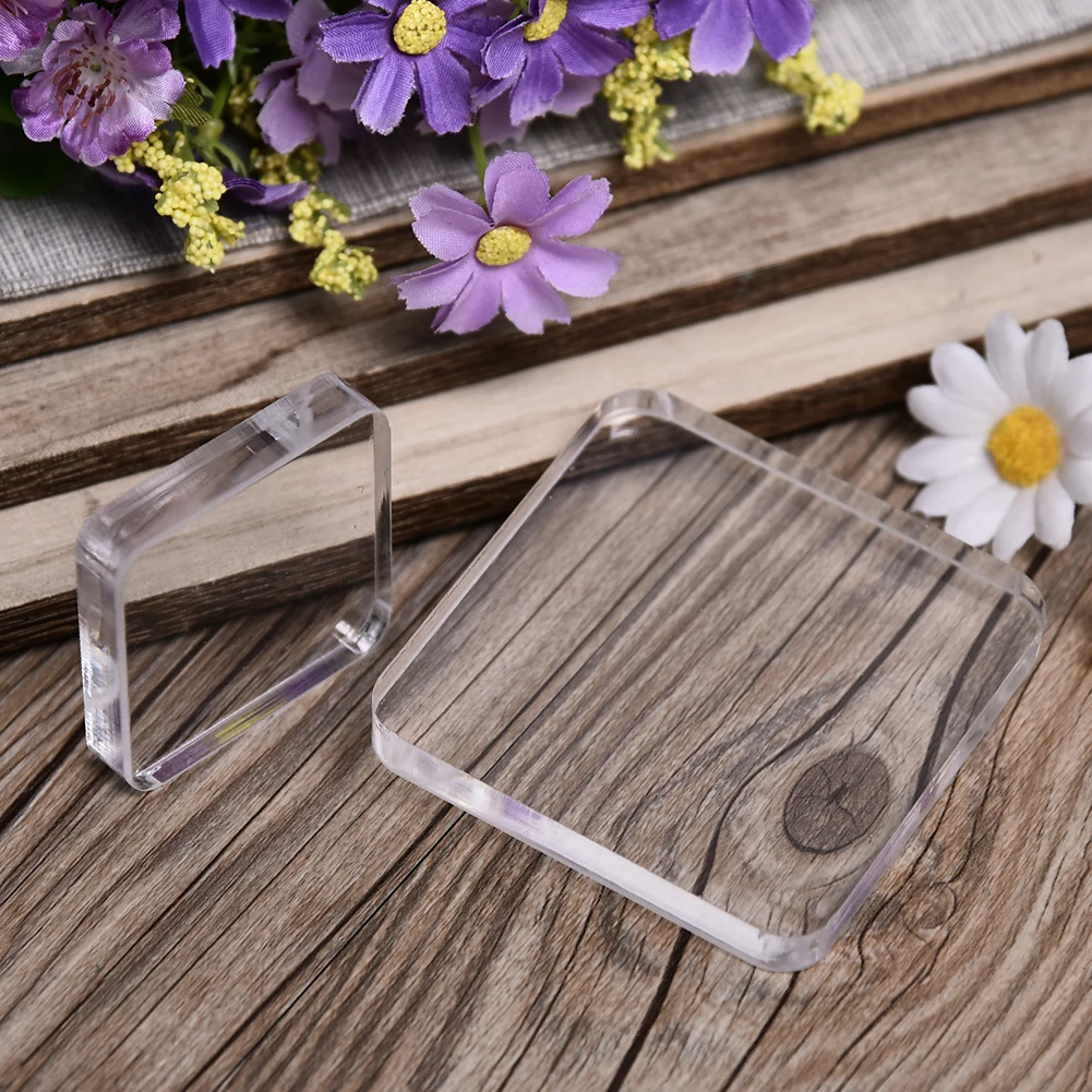 High Transparency Acrylic Block For DIY Transparent Seal Stamp Block For DIY Scrapbooking Clear Photo Album
High Transparency Acrylic Block For DIY Transparent Seal Stamp Block For DIY Scrapbooking Clear Photo Album