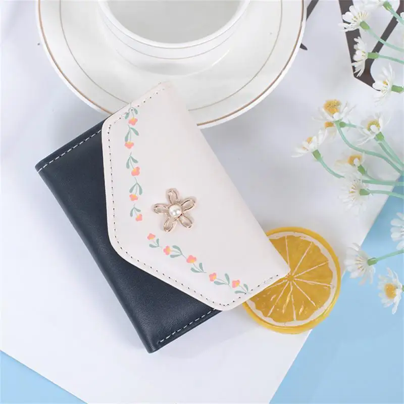

Short Tassel Wallet Female Fashion Tri-folded Wallet Female Mini New Korean Student Cute Girl Small Change Purse Card Bag