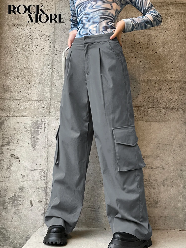 Rockmore Casual Baggy Trousers Women Harajuku Wide Leg Pockets Cargo Pants Female Solid Loose High Waist Sweatpant Korean Bottom
Rockmore Casual Baggy Trousers Women Harajuku Wide Leg Pockets Cargo Pants Female Solid Loose High Waist Sweatpant Korean Bottom