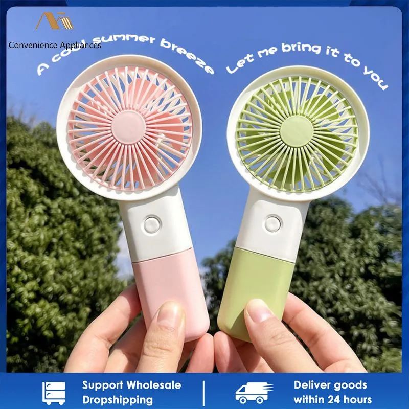 

Portable Mini Fan Usb Charging Adjustable Small Fans Large Air Volume Blowing Student Dormitory Hand-held Fan Cooling Tools