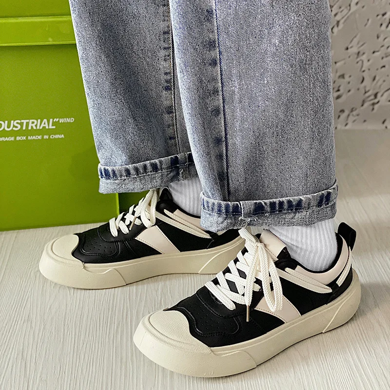 Men Vulcanized Shoes Sneakers Casual Men's Fashion Casual Lace-Up Colorful Sport Board Shoes
Men Vulcanized Shoes Sneakers Casual Men's Fashion Casual Lace-Up Colorful Sport Board Shoes