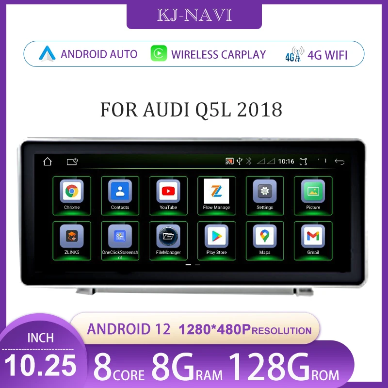 Android 12 For Audi Q5L 2018 Car Multimedia GPS Stereo Wireless Charger Player Navigtion Auto Head Unit
Android 12 For Audi Q5L 2018 Car Multimedia GPS Stereo Wireless Charger Player Navigtion Auto Head Unit