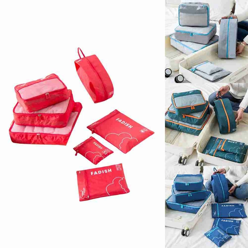 HOT SALE 7 Pieces Set Travel Organizer Storage Bags Suitcase Portable Luggage Organizer Clothes Shoe Tidy Pouch Packing Set
HOT SALE 7 Pieces Set Travel Organizer Storage Bags Suitcase Portable Luggage Organizer Clothes Shoe Tidy Pouch Packing Set