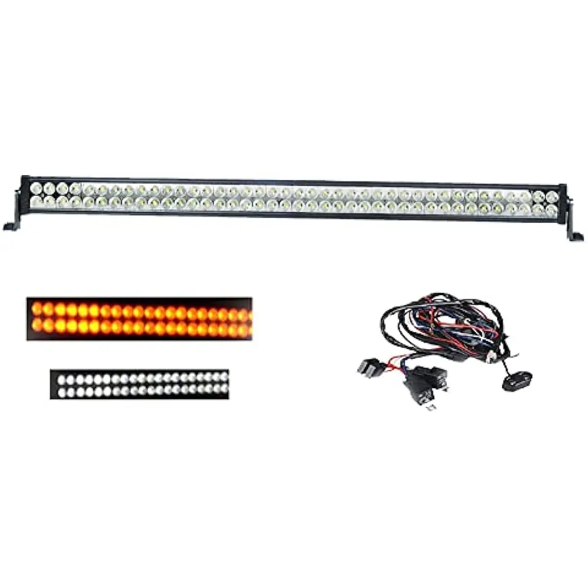 Led Strip Light 42 Inch 240W Amber Clear Double Color Work Lamp Combo Driving Lights Offroad Lamps Boat Lighting Waterproof
Led Strip Light 42 Inch 240W Amber Clear Double Color Work Lamp Combo Driving Lights Offroad Lamps Boat Lighting Waterproof