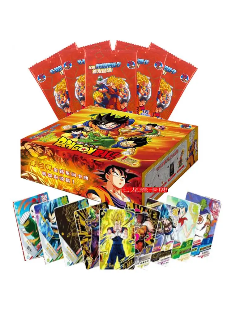 Dragon Ball Card Game TCG Super Son Goku Vegeta Broly Buu Anime Action Figure Collection Cards Ultra Instinct Birthday Gift Toy
Dragon Ball Card Game TCG Super Son Goku Vegeta Broly Buu Anime Action Figure Collection Cards Ultra Instinct Birthday Gift Toy