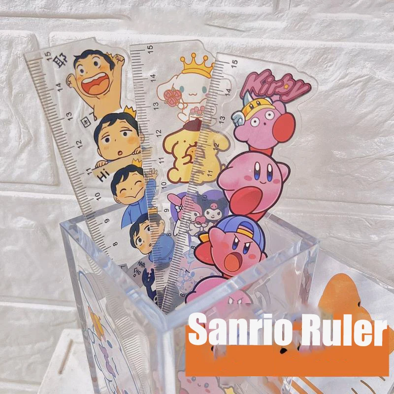 Sanrio Cinnamoroll Ruler Kawaii Anime Hello Kittys Kuromi Cartoon My Melody Cute Pattern Study Stationery Measurement Toy Girls
Sanrio Cinnamoroll Ruler Kawaii Anime Hello Kittys Kuromi Cartoon My Melody Cute Pattern Study Stationery Measurement Toy Girls