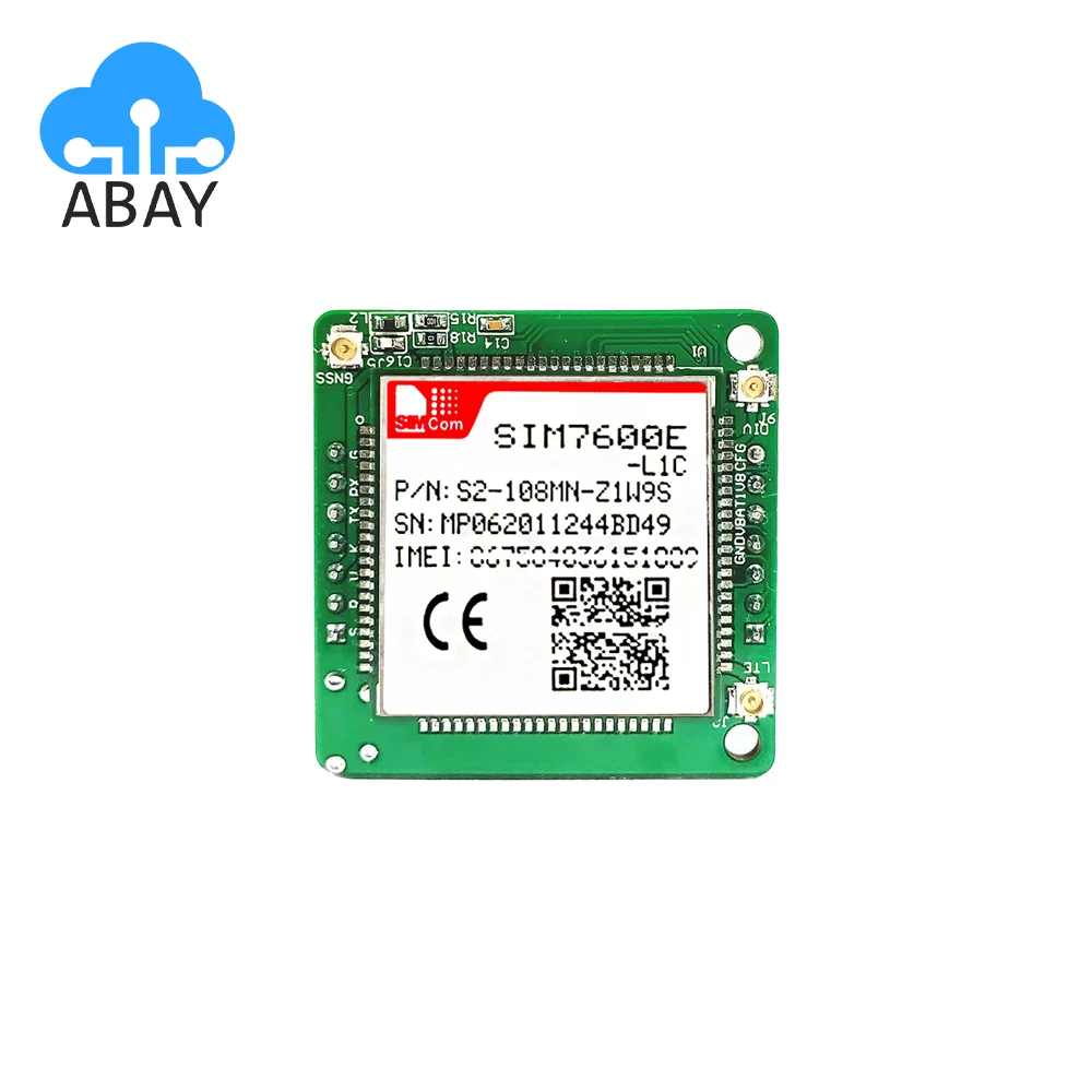 SIMCOM SIM7600E-L1C Breakout Broad 4G LCC LTE Cat4 Module LTE-FDD B1/B3/B5/B7/B8/B20 TE-TDD B38/B40 Development Board Core Board
SIMCOM SIM7600E-L1C Breakout Broad 4G LCC LTE Cat4 Module LTE-FDD B1/B3/B5/B7/B8/B20 TE-TDD B38/B40 Development Board Core Board