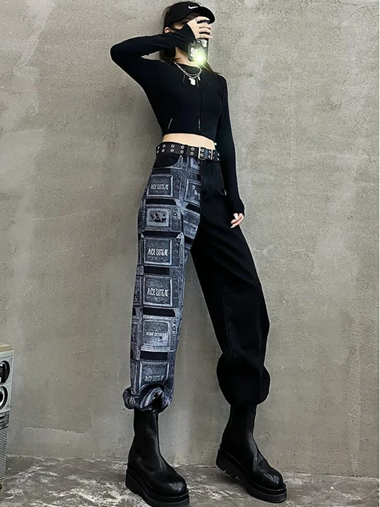 Hip Hop Alt Pants Gothic Causal Jeans Women Grunge Streetwear Egirl Emo Pants Fashion Straight Stitching Retro Trousers Punk
Hip Hop Alt Pants Gothic Causal Jeans Women Grunge Streetwear Egirl Emo Pants Fashion Straight Stitching Retro Trousers Punk