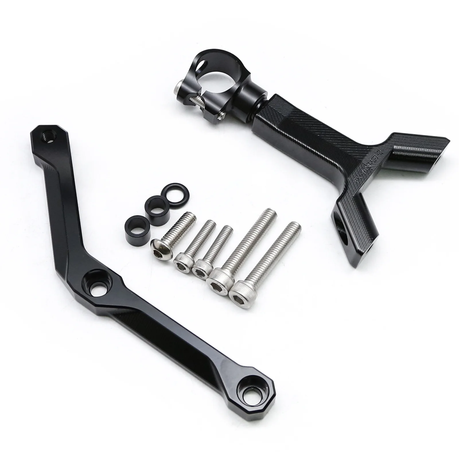 Монтажный комплект кронштейна стабилизатора рулевого демпфера для Triumph Street Triple 765RS 765S 765R 765 RS S R 2017-2023 
Монтажный комплект кронштейна стабилизатора рулевого демпфера для Triumph Street Triple 765RS 765S 765R 765 RS S R 2017-2023