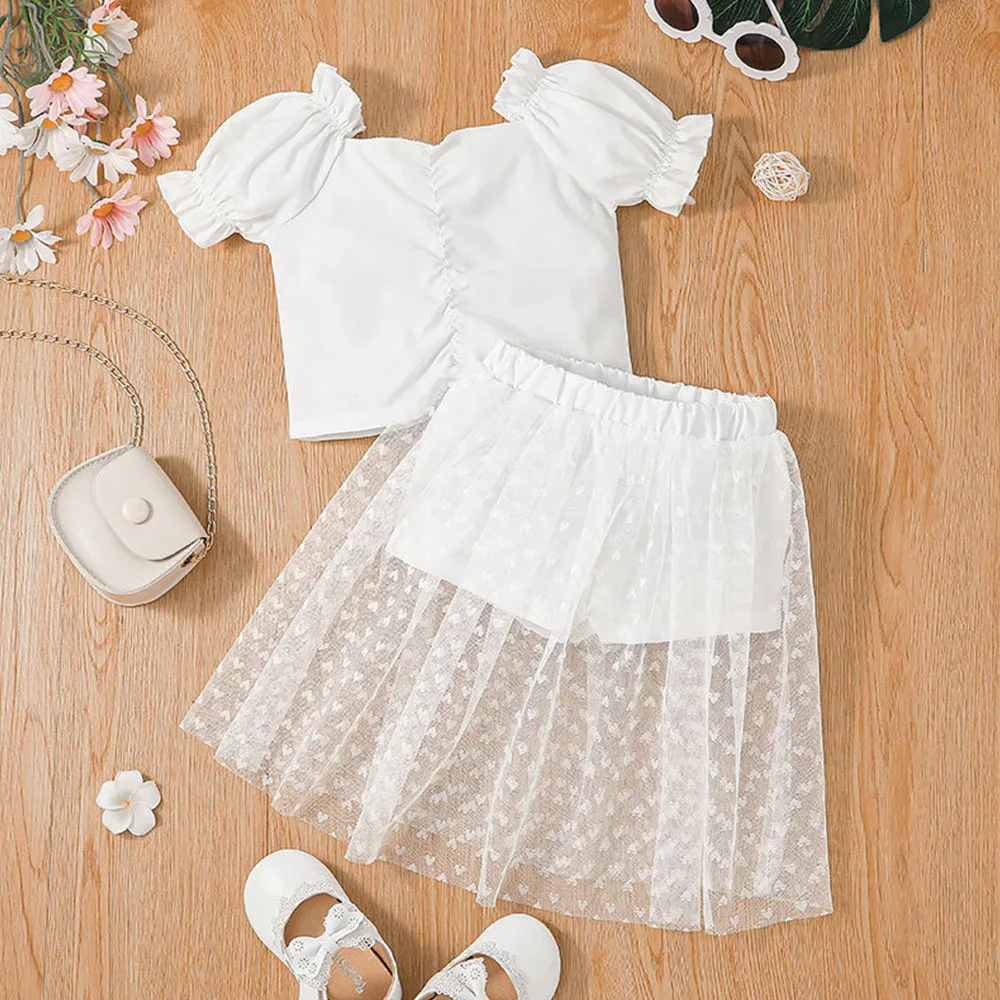 Menoea Kids Girls Clothes Sets Summer Dresses Fashion White T-shirts and Skirts Shorts 2Pcs Suits Toddler Girl Clothing 0-3 Year 
Menoea Kids Girls Clothes Sets Summer Dresses Fashion White T-shirts and Skirts Shorts 2Pcs Suits Toddler Girl Clothing 0-3 Year