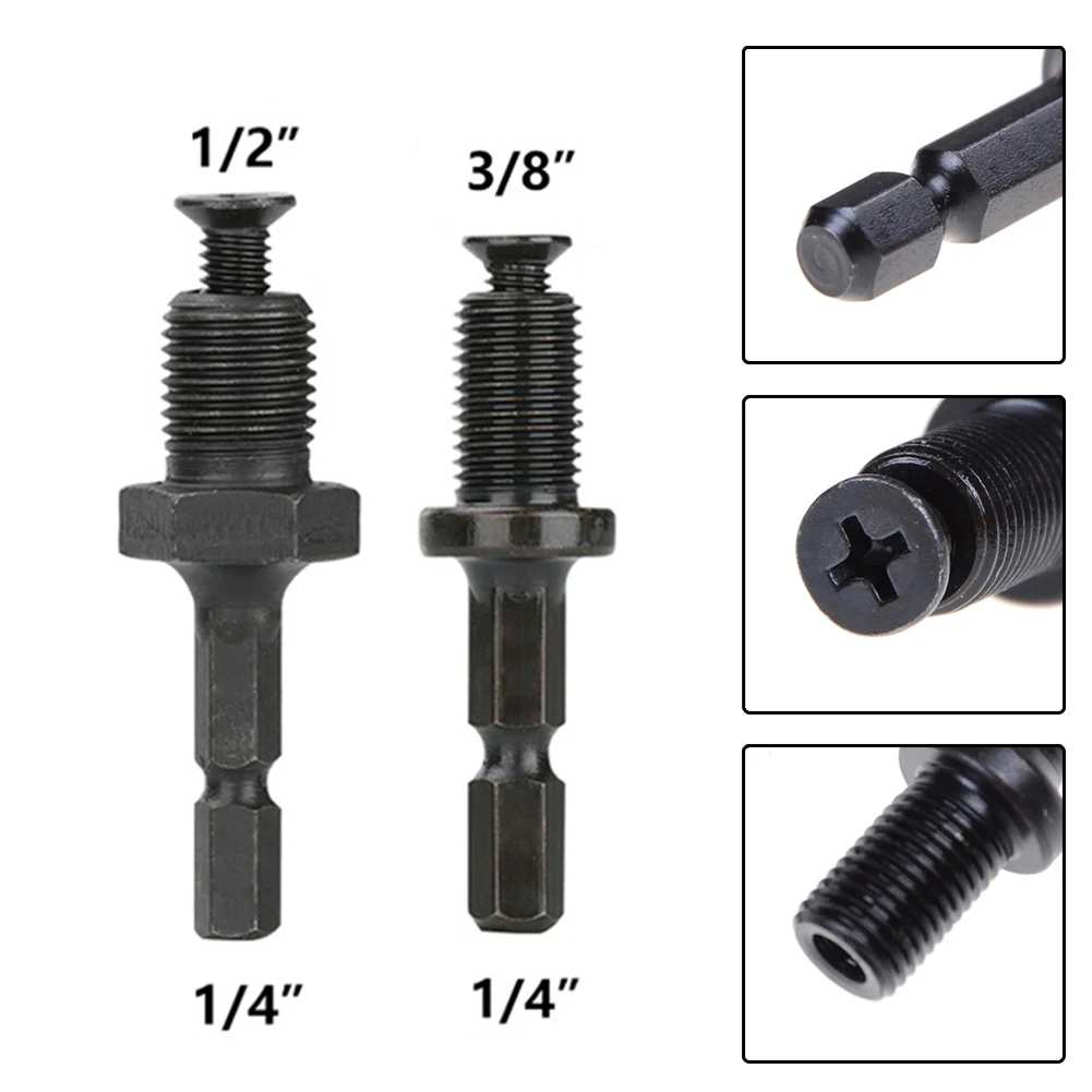 2PCS/Set 1/2 3/8 Connecting Rod Adapter Connecting Hex Screw Shank Drilling Bit Extension For Electric Drill Chuck Power Tools
2PCS/Set 1/2 3/8 Connecting Rod Adapter Connecting Hex Screw Shank Drilling Bit Extension For Electric Drill Chuck Power Tools