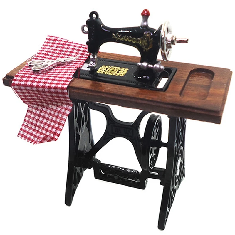 Dollhouse Sewing Machine, 1:12 Dollhouse Miniature Furniture Wooden Sewing Machine Dollhouse Decoration for Dolls House
Dollhouse Sewing Machine, 1:12 Dollhouse Miniature Furniture Wooden Sewing Machine Dollhouse Decoration for Dolls House