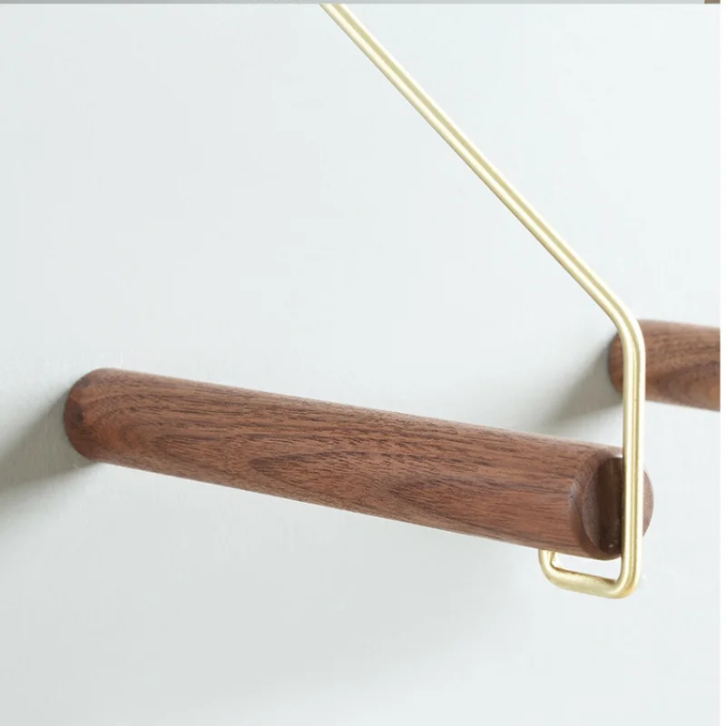 Крючок для одежды из черного ореха, вешалка за дверью, настенная Личная стена для хранения в спальне 
Крючок для одежды из черного ореха, вешалка за дверью, настенная Личная стена для хранения в спальне