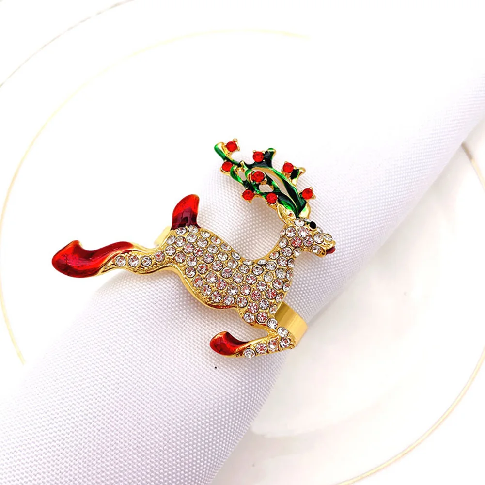 1pc Christmas Napkin Ring Holders Xmas Table Decoration Christmas Party Decor Dinner Table Napkin Holders Party Decor
1pc Christmas Napkin Ring Holders Xmas Table Decoration Christmas Party Decor Dinner Table Napkin Holders Party Decor